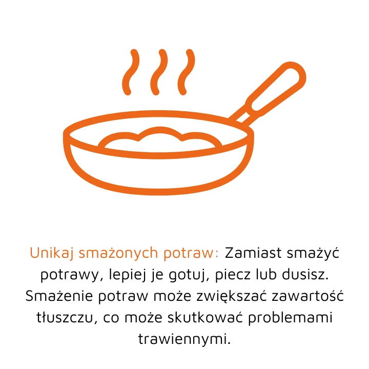Unikaj smażonych potraw